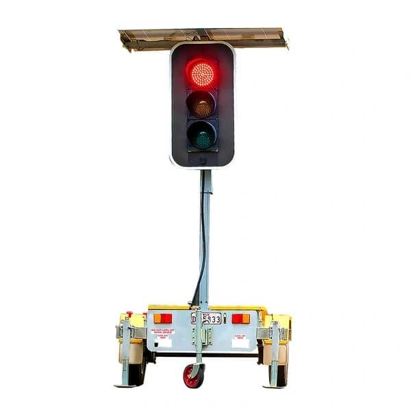 Solar Powered Portable Traffic Lights
