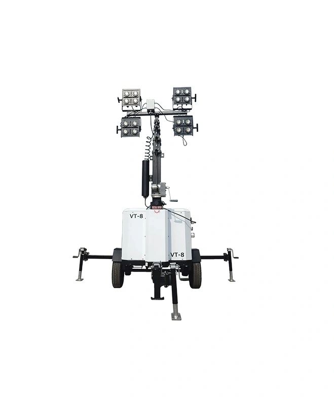 Mobile Lighting Tower for Construction