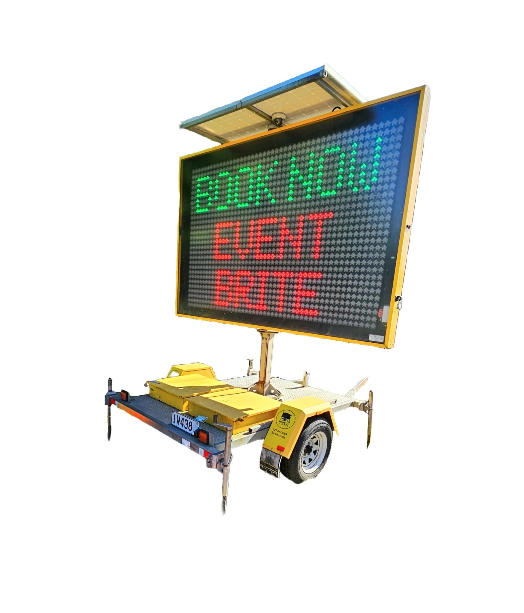 Variable Message Sign Board on Trailer